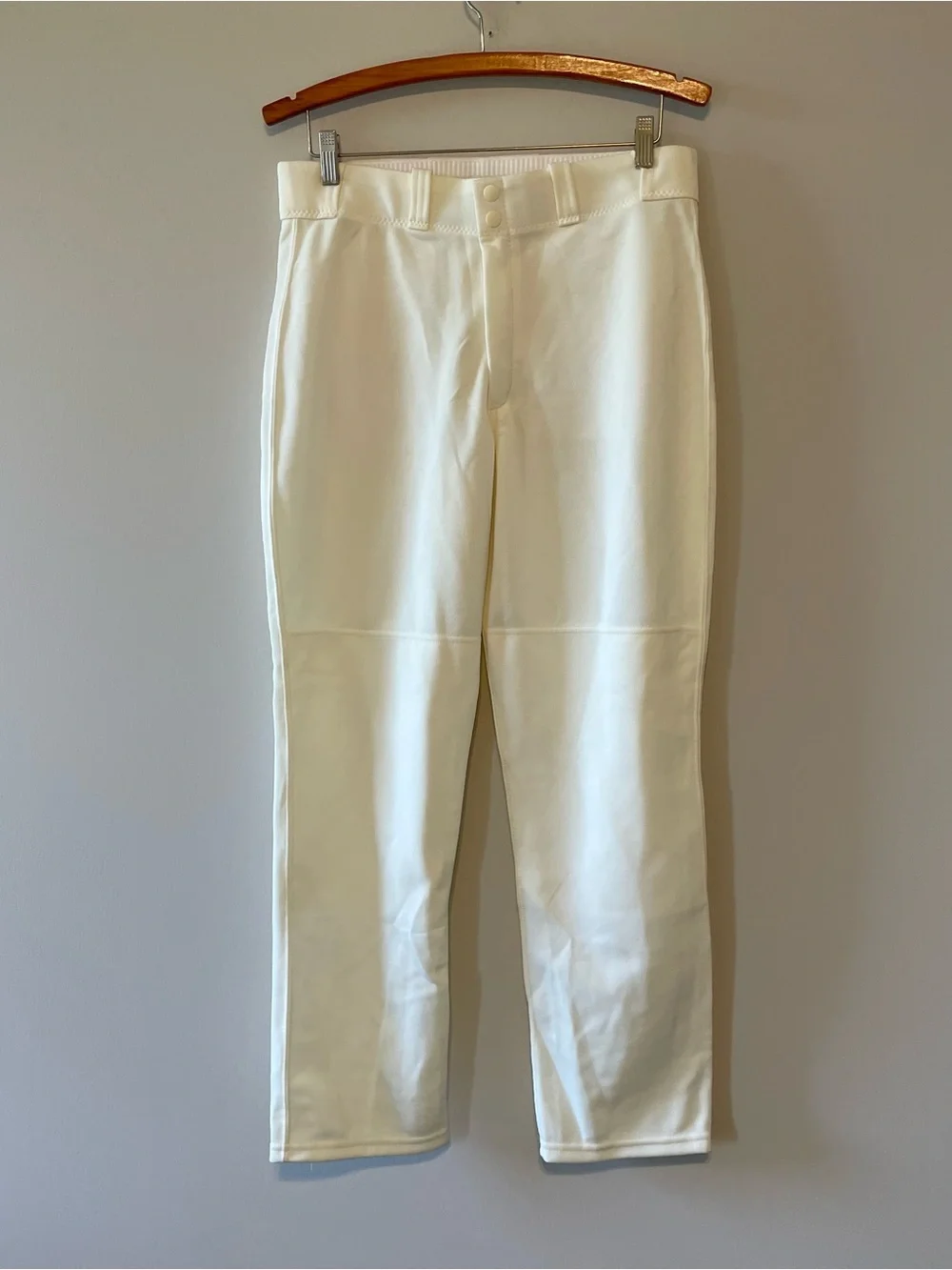 Majestic Baseball Pants Youth Size XL Ivory Cream Off White Pro Style Athletic